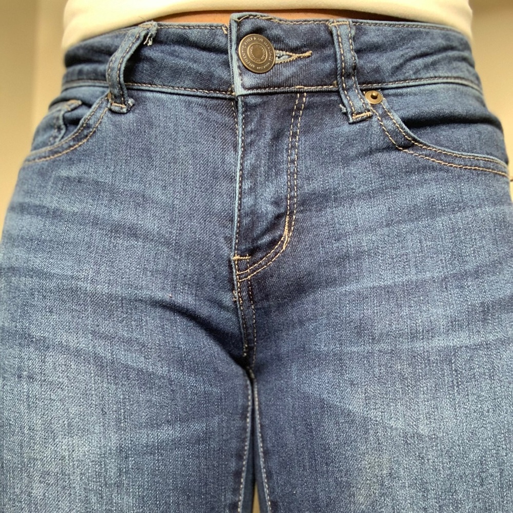 Denim flare jeans